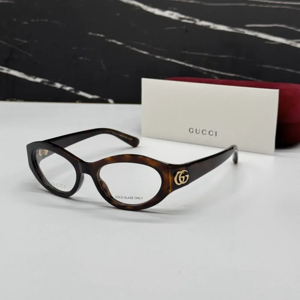 NEW GG1405O 002 GUCCI EYEGLASSES HAVANA WOMEN EYEWEAR GUCCI